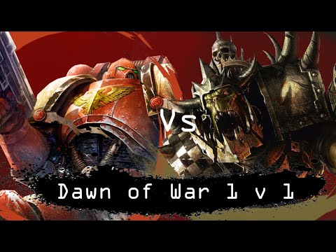 Dawn of War Soulstorm 1 v 1 Space Marines ([DW] Bhaltair_Roshaun) vs Orks (BADlFuneral)