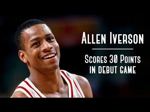 Milwaukee Bucks vs Philadelphia Sixers - Game Highlights | Nov 1, 1996 | Iverson NBA Debut