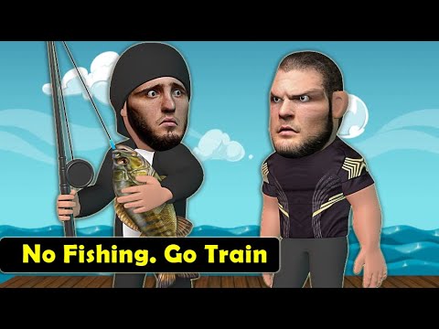 Makhachev's fishing fight week! khabib angry about it