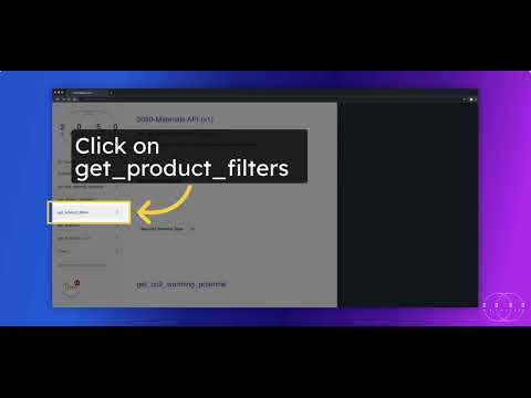  How to Get Started With the 2050 Materials API