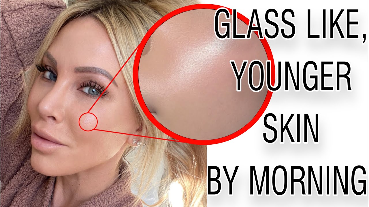 3 STEPS to YOUNGER SKIN by MORNING | #1 PM Skincare Routine for Poreless, Even Toned, Firm Skin