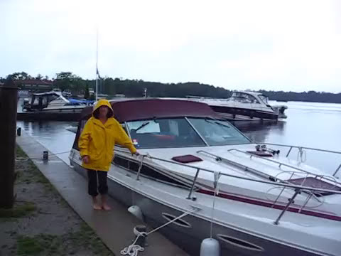 Rain At Lock 45 -  Sea Ray Boating