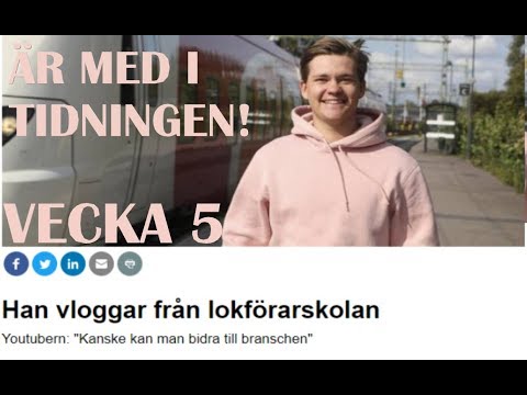 Lokförarvloggen, vecka 5. Är med i tidningen och skolar om till kock!