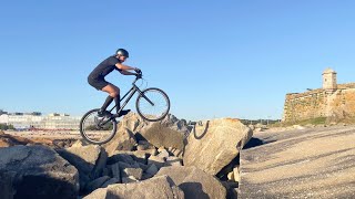 Trials bike in Portugal! 🇵🇹 #mtb