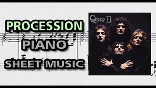 Procession - Queen | Piano Sheet Music