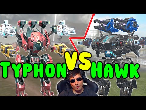 TYPHON VS HAWK - Which Is More Fun? War Robots Mk2 Live Gameplay WR