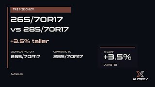 265/70R17 vs 285/70R17 Tire Size Comparison: Bigger Tire Upgrade