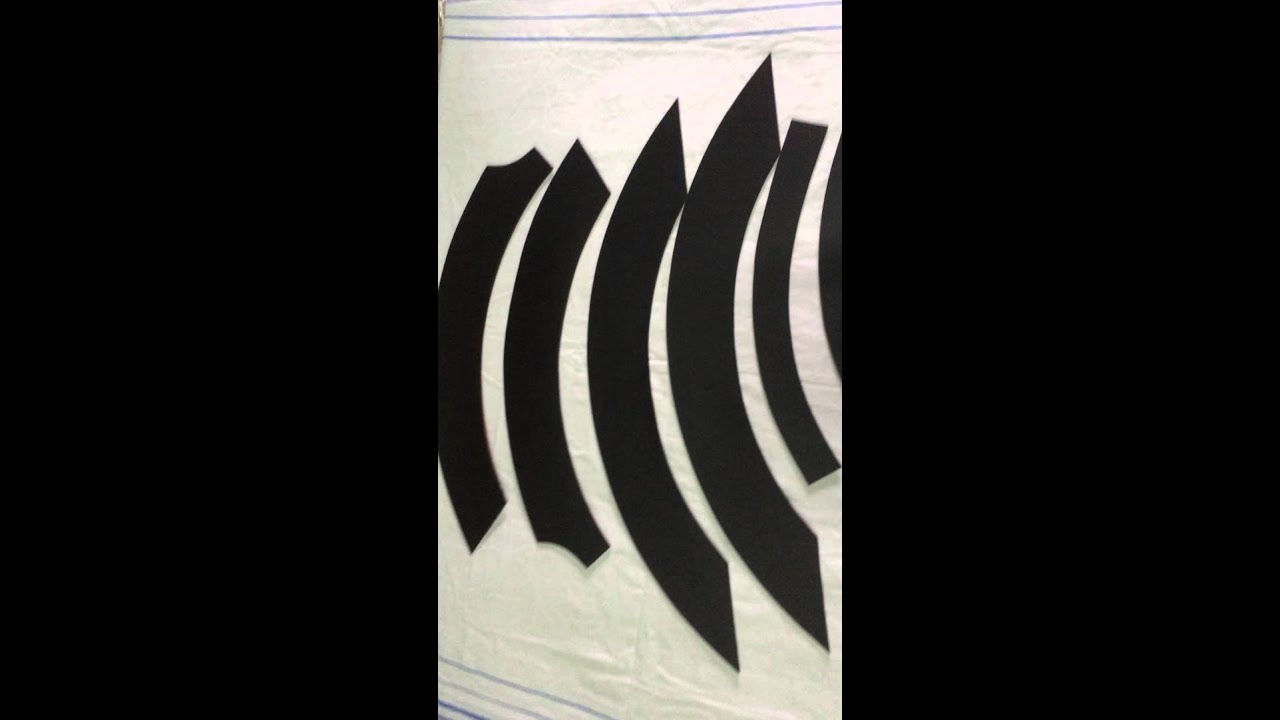 Расширители колесных арок (6 шт, пластик) Video 1