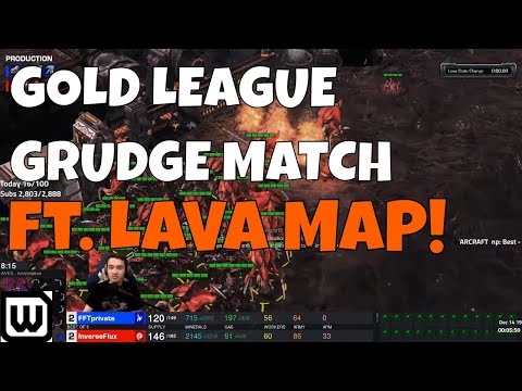 Starcraft 2 Gold League GRUDGE MATCH - Ft. Lava & Zombies