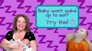 How to Keep Baby Awake while Nursing