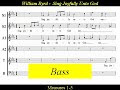 William Byrd - Sing Joyfully - Bass