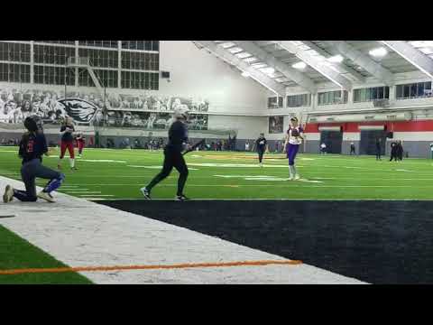 3 K's - Carly Smithers 2022 RHP @ Oregon State Prospect Camp Jan 2018