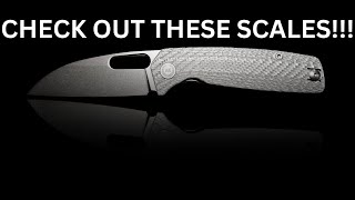 Unveiling Elegance: Asher Knives Spiro with Wharnie Blade and Silver Twill Carbon Fiber