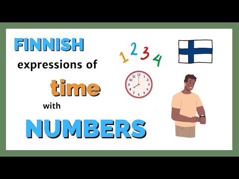 25 Finnish expressions of time with numbers