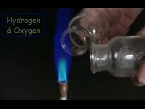 What does hydrogen and oxide make?
