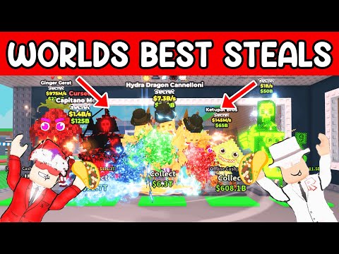 I STOLE THE *RAREST* LOOT DURING ADMIN ABUSE (INSANE) In Steal a Brainrot