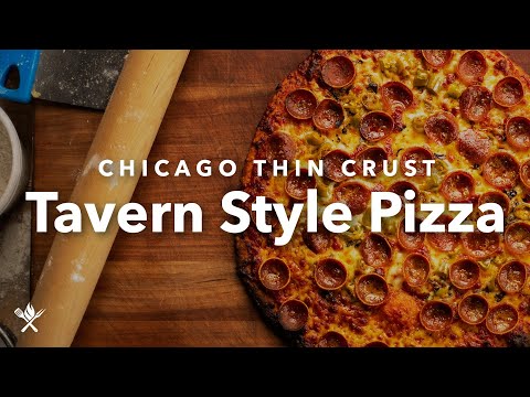 Crispy Thin Crust Pizza Recipe | Classic Chicago Tavern-Style