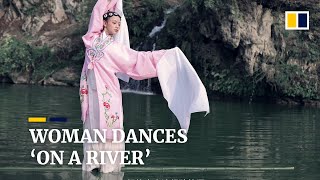 Woman dancing ‘on a river’ finds fame online i