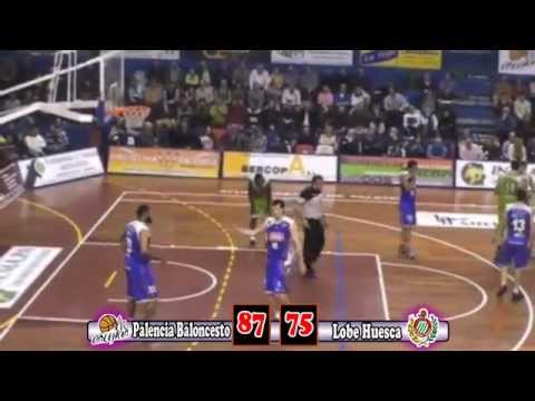 Resumen Palencia Basket - Lobe Huesca, jornada 23 LEB Oro 2012/2013