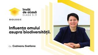Influenta omului asupra biodiversitatii