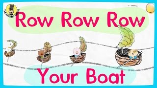 Row Row Row Your Boat | Nursery Rhyme for kids