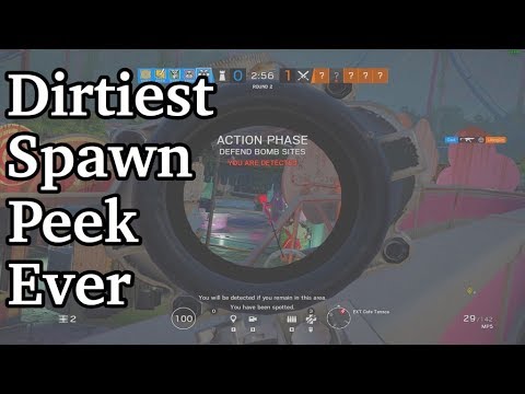 The Dirtiest Spawn Peek Ever - Rainbow Six Siege
