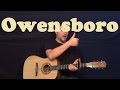 Owensboro (Natalie Merchant) Easy Strum Guitar Lesson How to Play Tutorial