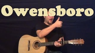Owensboro (Natalie Merchant) Easy Strum Guitar Lesson How to Play Tutorial