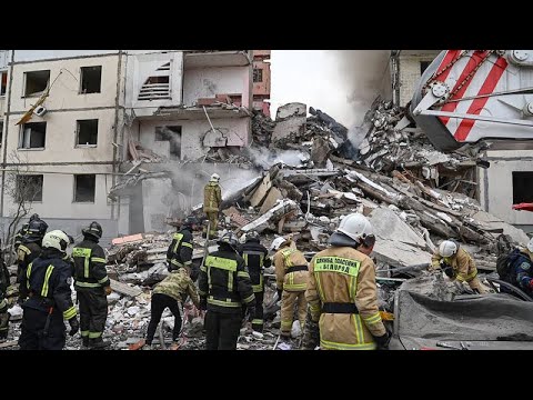 Video Thumbnail: Ukraine-Krieg: 13 Tote in Belgorod in Russland nach Einsturz von Wohnhaus