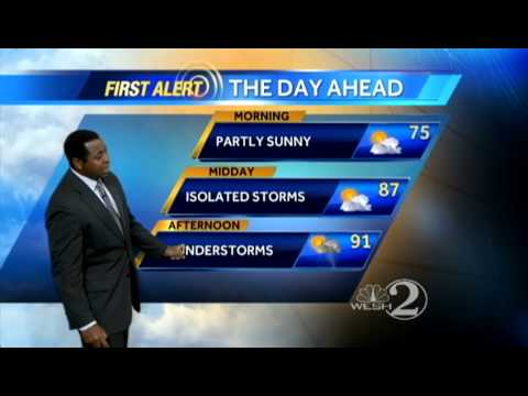 Sunday Outlook: Partly Sunny, PM Storms