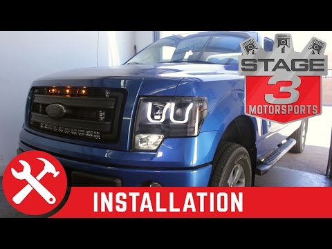 2009-2014 F-150 SVT Raptor ANZO U Bar Headlights Install