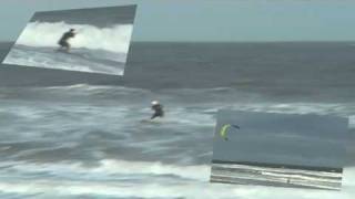 preview picture of video 'South Shields Kite Surfers'