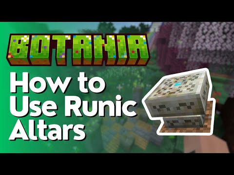 How to Use The Runic Altar in Botania