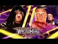 WWE Wrestlemania 30 - The Undertaker vs Brock ...