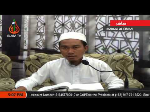 Aqeeda Al-Wasitiyya 3 - Sheikh Sansibar Jamahali (Tausug)