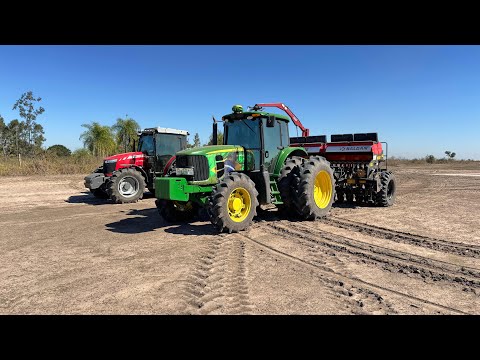 Começamos o plantio do arroz em Querência do Norte PR ! Dia 01/08/2025 
