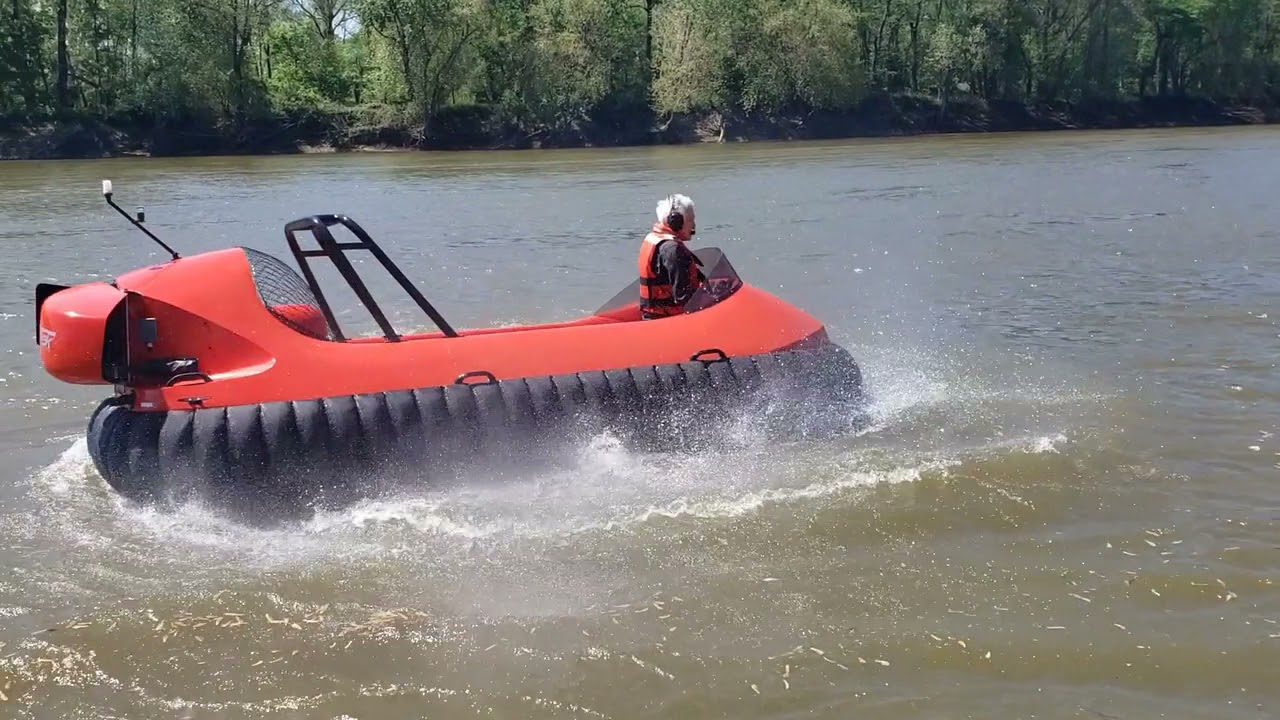 Mainsfield Fire Department Hovercraft Test Flight