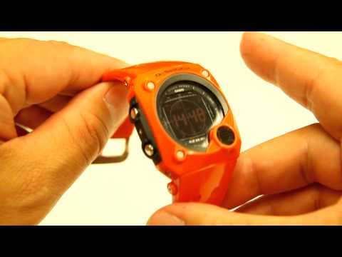 Casio G-Shock G-8000 (G-8000-4VER), demonstration Flash Alarm function.