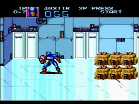 Captain America and the Avengers Megadrive