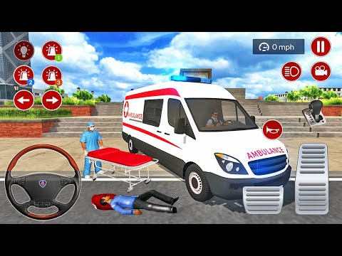 US Ambulance Driving Simulator 2021 - Emergency Van Rescue Driver #3 - Android Gameplay