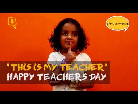 This is how little Anvita's class teacher acts like in her school!