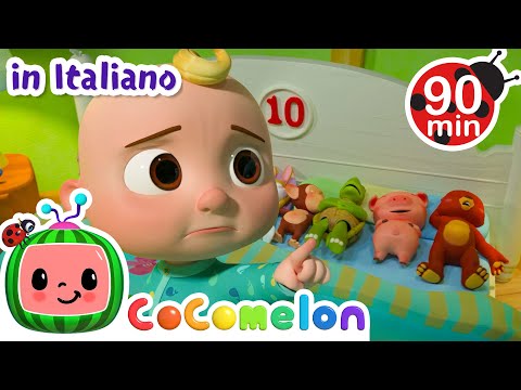 Dieci bimbi nel letto | CoComelon Italiano - Canzoni per Bambini