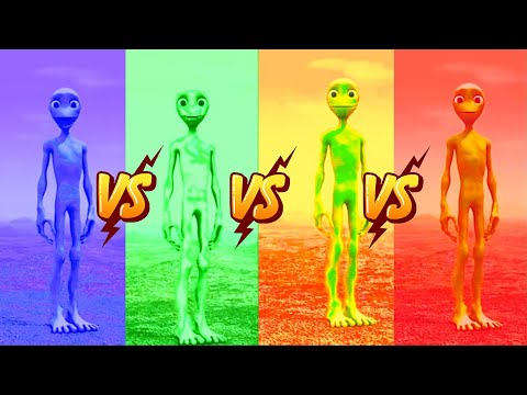 DAME TU COSITA Dance battle Funny dance Colors Yeşil Uzaylı