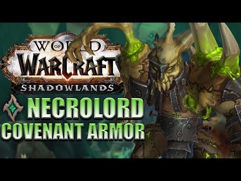 Necrolord (Maldraxxus) Covenant Armors - In Game Preview | Shadowlands Alpha