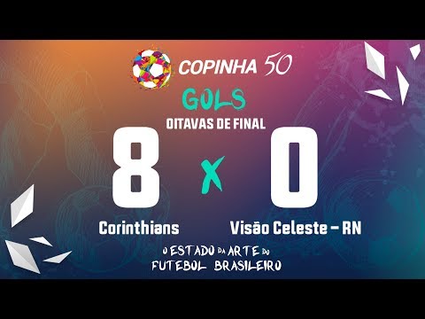 Gols de Corinthians 8 X 0 Visão Celeste - RN, Copinha 2019