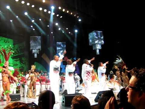 X-9 Paulistana - Gravação das vinhetas de Carnaval da Rede Globo no Credicard Hall - 03/12/09 -