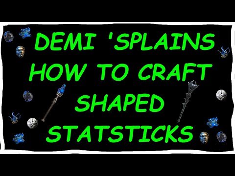 Budget Crafting Guide: Shaped Statsticks | Demi 'Splains