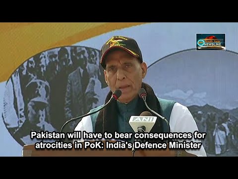 Pakistan will have to bear consequences for atrocities in PoK India's Defence