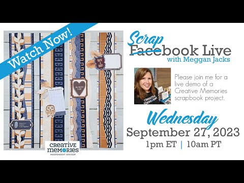 Croptoberfest 2023 Borders - Scrapbook Live with Meggan Jacks