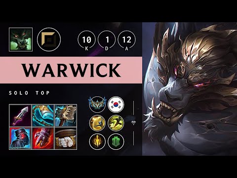 Warwick Top vs Jayce - KR Challenger Patch 25.11